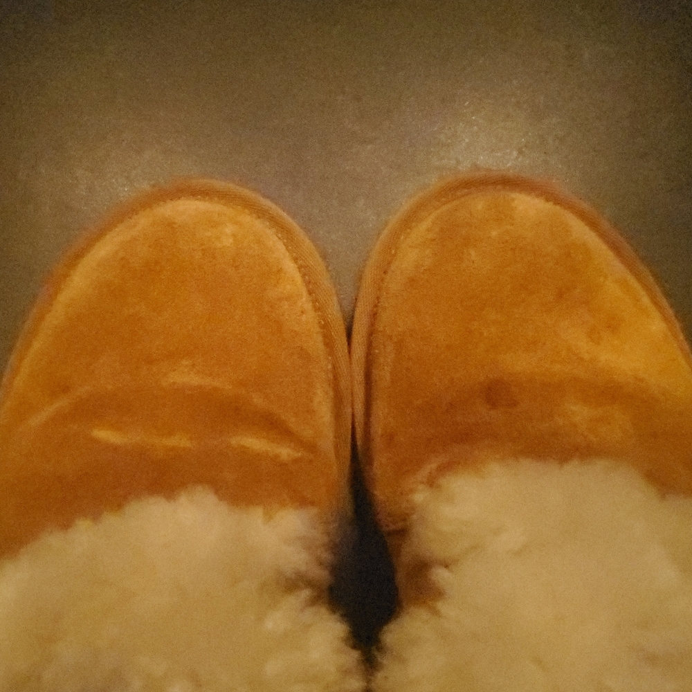 Koolaburra By UGG Milo Scuff Slipper Chestnut Suede Size 9 - Picture 7 of 9